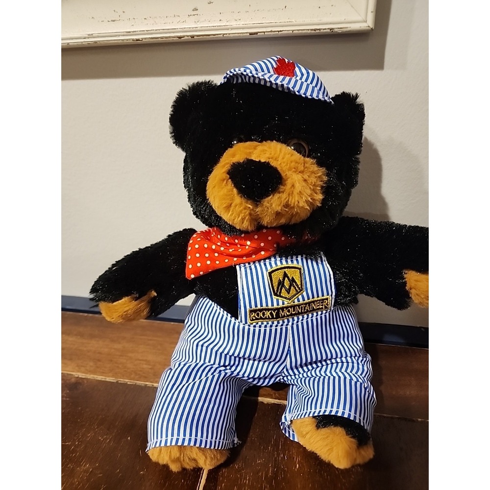 Rocky Mountaineer Railtour Canada Souvenir Plush Bear Engineer Thompson Railroad